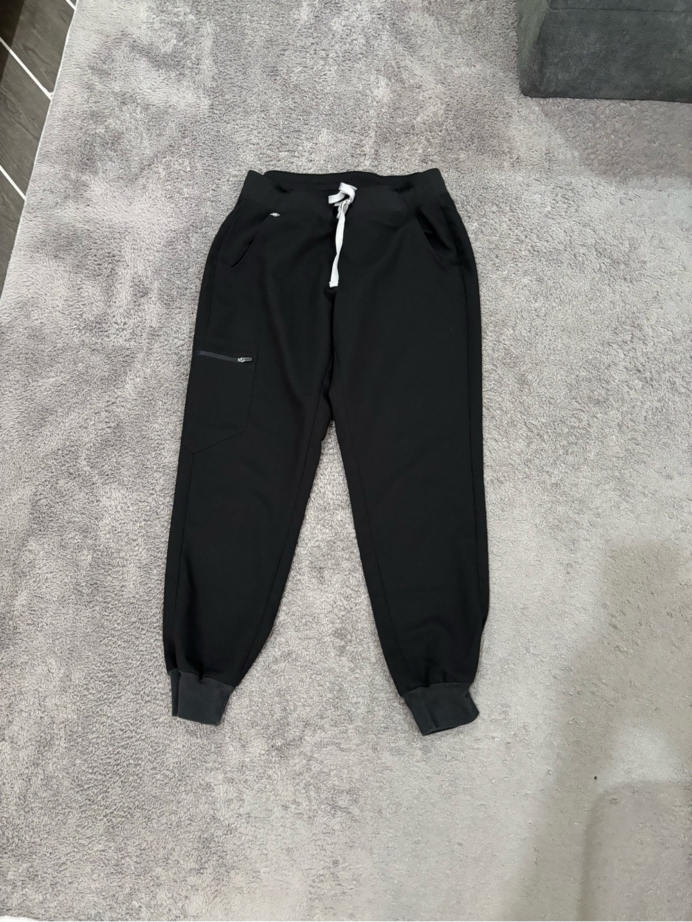 S/P FIGS Black Scrub Pants